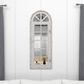 Maple and Jade 20" x 53" Wall Mirror in Distressed White, , large