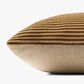 Loloi 18" Square Throw Pillow in Mustard and Beige, , large