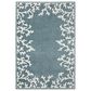 ROW by Oriental Weavers Quinn Coral Blue and Ivory 5"3" x 7" Area Rug, , large