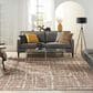 Nourison Luna 7"9" x 9"9" Mocha and Ivory Area Rug, , large