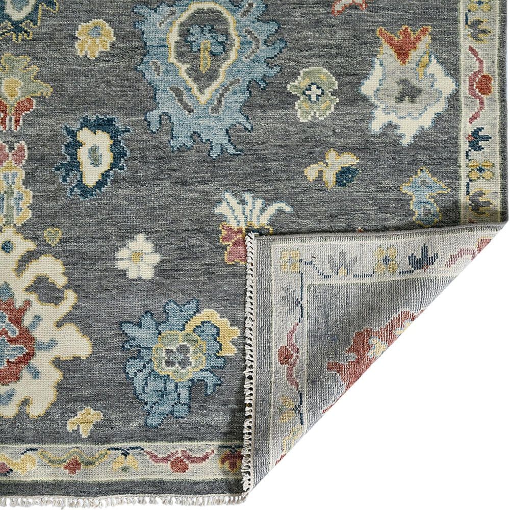 Amer Rugs Jaigarh 10&#39; x 14&#39; Pebble Gray and Ivory Area Rug, , large