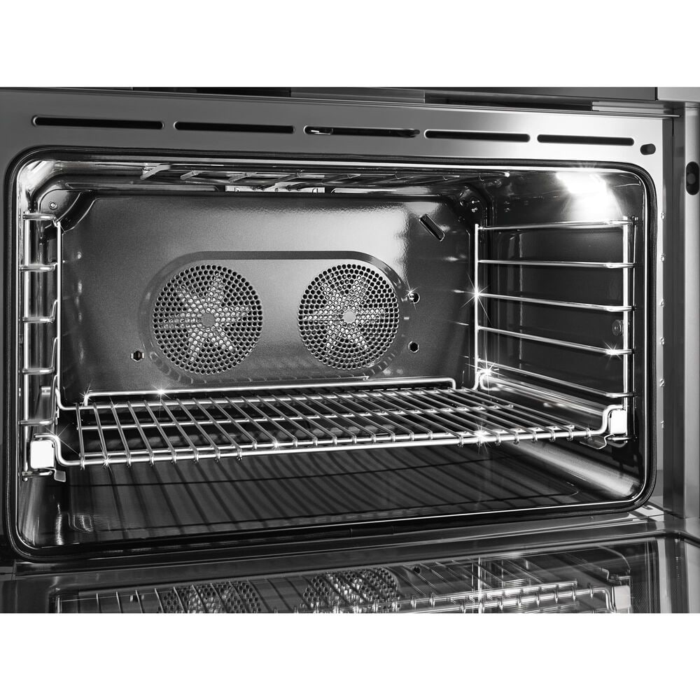 Miele 48" Freestanding Natural Gas Dual Fuel Range with Broil-Griddle Cover in Stainless Steel and Black, , large