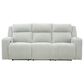 Ashley Forest Lake Power Reclining Sofa with Adjustable Headrest in Alloy Velvet, , large