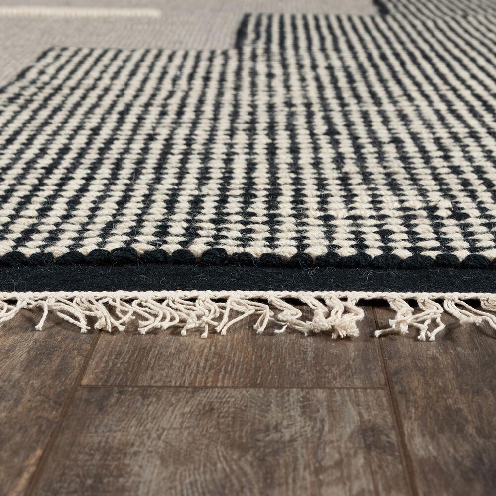Novogratz Karl KRL-1 9&#39; x 12&#39; Black Area Rug, , large