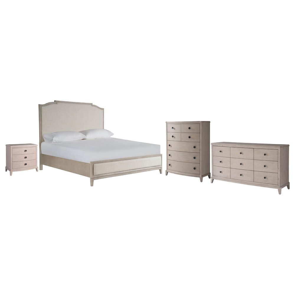 Furniture Worldwide Coalesce 4-Piece Queen Bedroom Set in Rolling Fog, , large