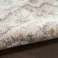 Nourison Astra Machine Washable 2"2" x 4" Silver and Grey Area Rug, , large