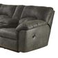Ashley Tambo 2-Piece Manual Reclining Curved Sectional in Gray, , large