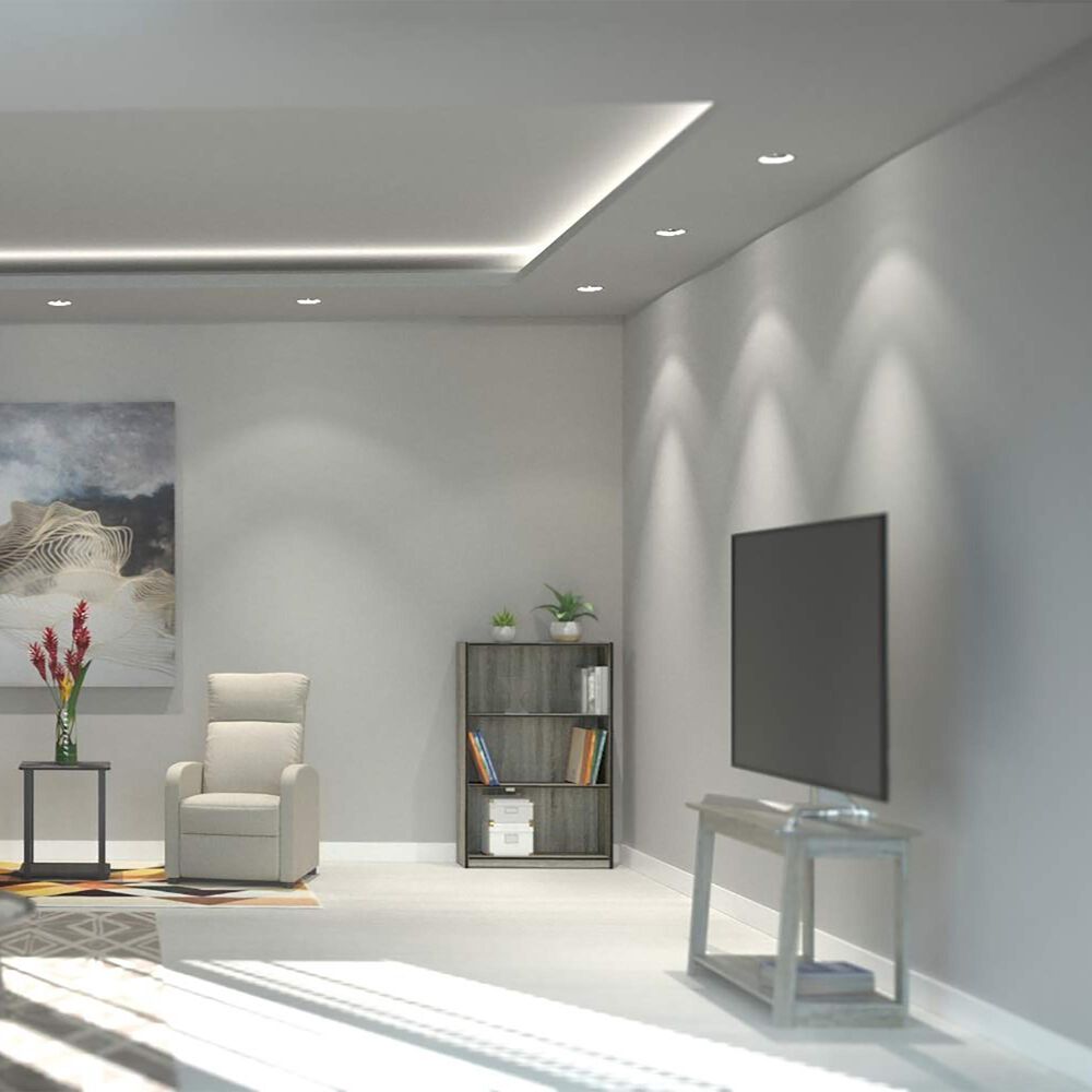 HOMLUX 3-Tier Display Bookshelf with Adjustable Shelves in French Oak, , large