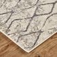 Feizy Kano 7"10" x 10" Sand and Charcoal Area Rug, , large