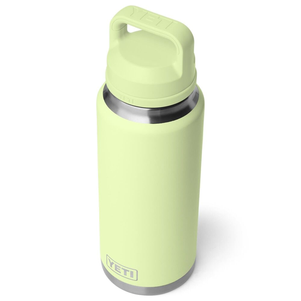 YETI Rambler 36 Oz Water Bottle with Color-Blocked Chug Cap in Grasshopper, , large