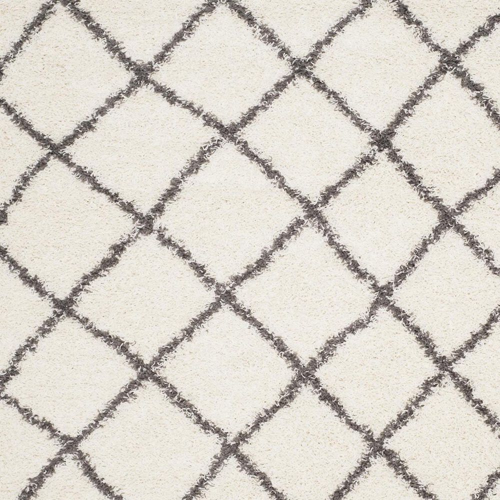 Safavieh Dallas Shag SGD258H-3 3&#39; x 5&#39; Ivory/Dark Grey Area Rug, , large