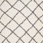 Safavieh Dallas Shag SGD258H-3 3" x 5" Ivory/Dark Grey Area Rug, , large