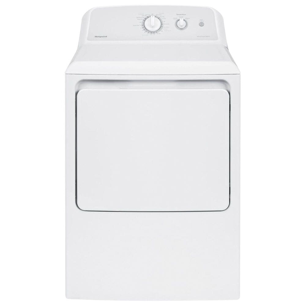 Hotpoint 6.2 Cu. Ft. Gas Dryer in White, , large