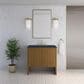 James Martin Hudson 36" Single Bathroom Vanity in Honey Oak with 3 cm Charcoal Soapstone Silestone Top and Rectangular Sink, , large