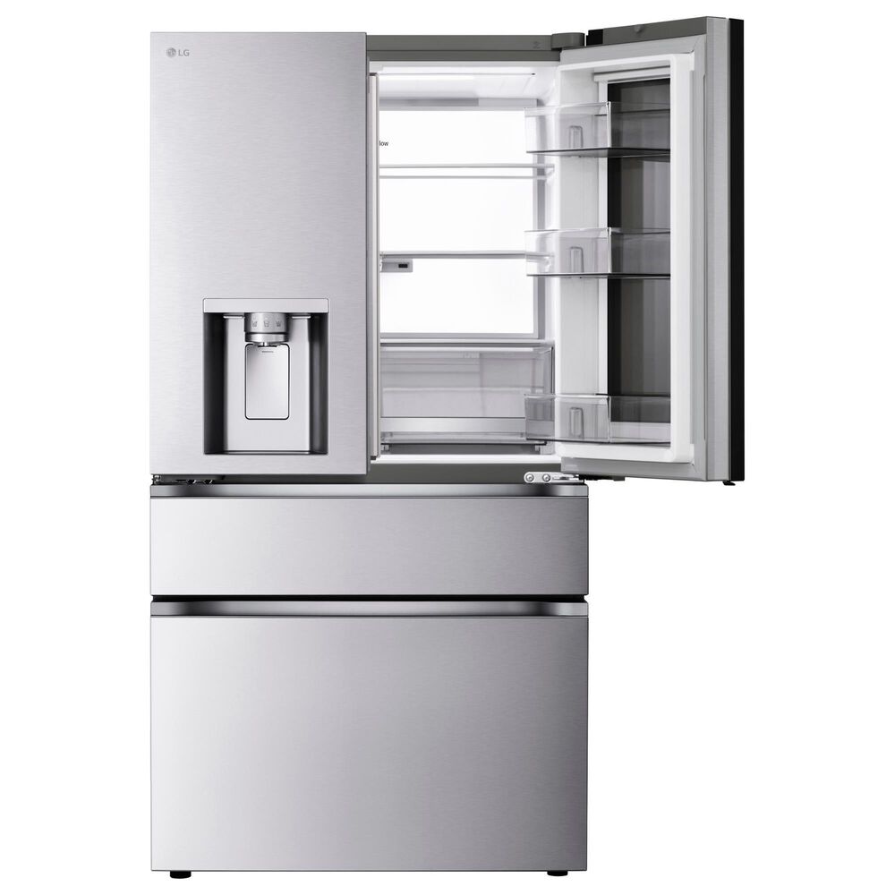 LG 28.6 Cu. Ft 4-Door French Door Refrigerator with Mirror Instaview in PrintProof Stainless Steel, , large