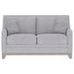 Emerald Home Furnishings Kora Stationary Loveseat in River Sand, , large