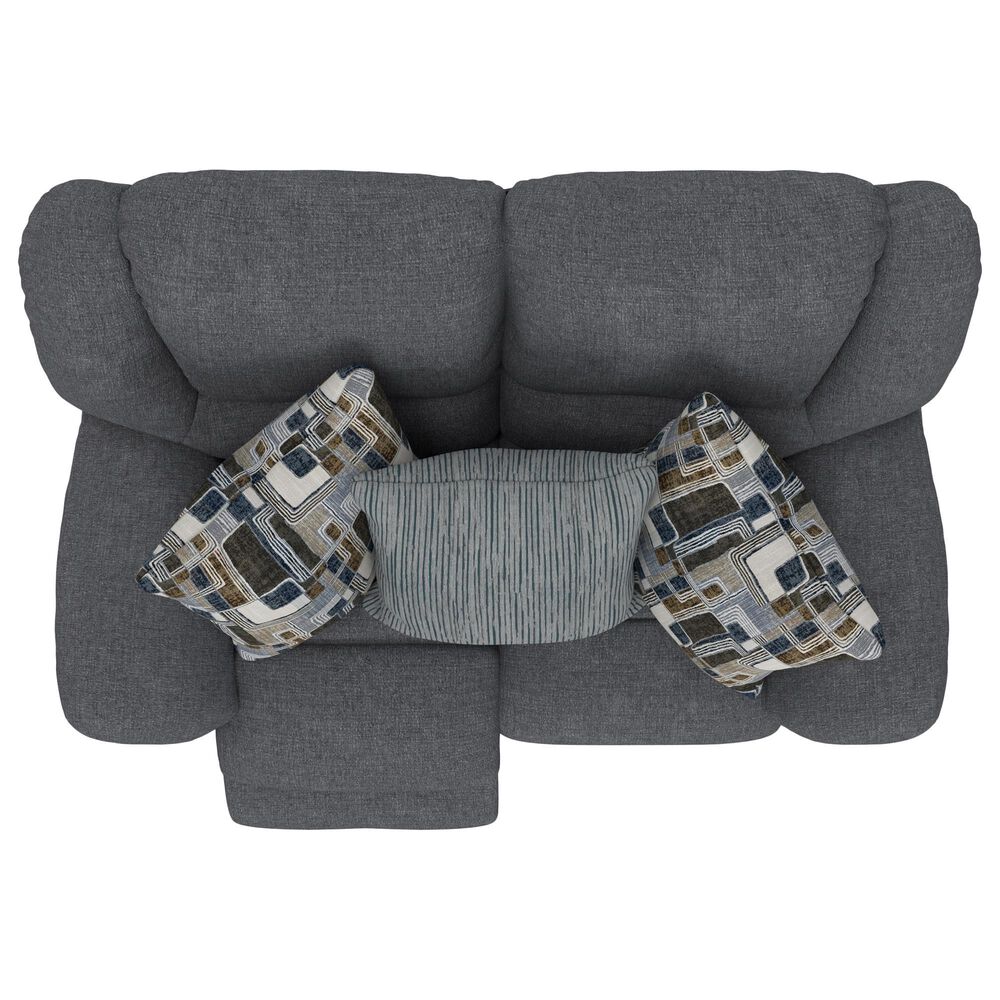 Catnapper Trifecta Power Reclining Rocking Loveseat in Smoke, , large