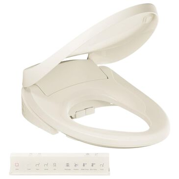 Kohler PureWash E860 Dual-Wand Elongated Bidet Toilet Seat with Remote Control in Biscuit, , large