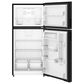 Amana 19 Cu. Ft. Top-Freezer Refrigerator with Garage Ready in Black, , large