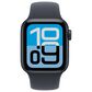 Apple Watch SE 3 (GPS) 40mm Aluminum Case with Sport Band - M/L in Midnight and 2-Year AppleCare+, , large