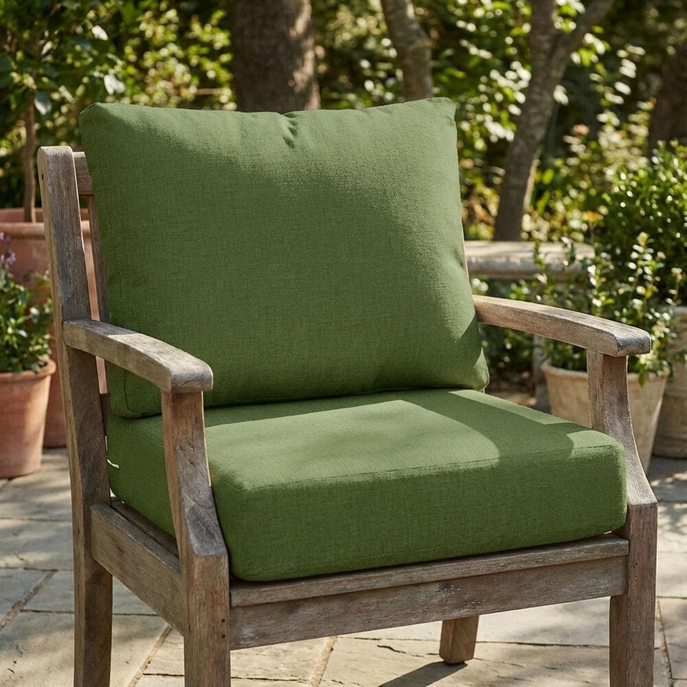 Hearth and Haven Noah2-Piece Outdoor Club Chair Cushion Set in Green, , large