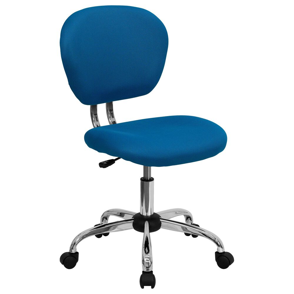 Flash Furniture Swivel Task Chair in Blue, , large