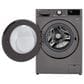 LG 2.4 Cu.Ft. Smart Wi-fi Enabled Compact Front Load All-In-One Washer and Dryer Combo in Graphite Steel, , large