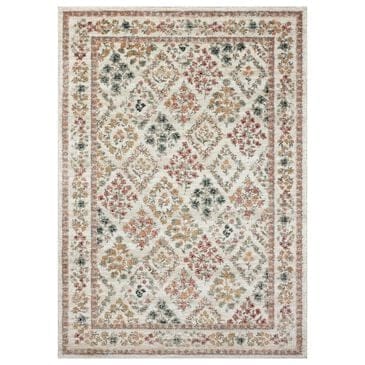 Rifle Paper Co. x Loloi Laurel Parquet 2"8" x 4" Cream Area Rug, , large