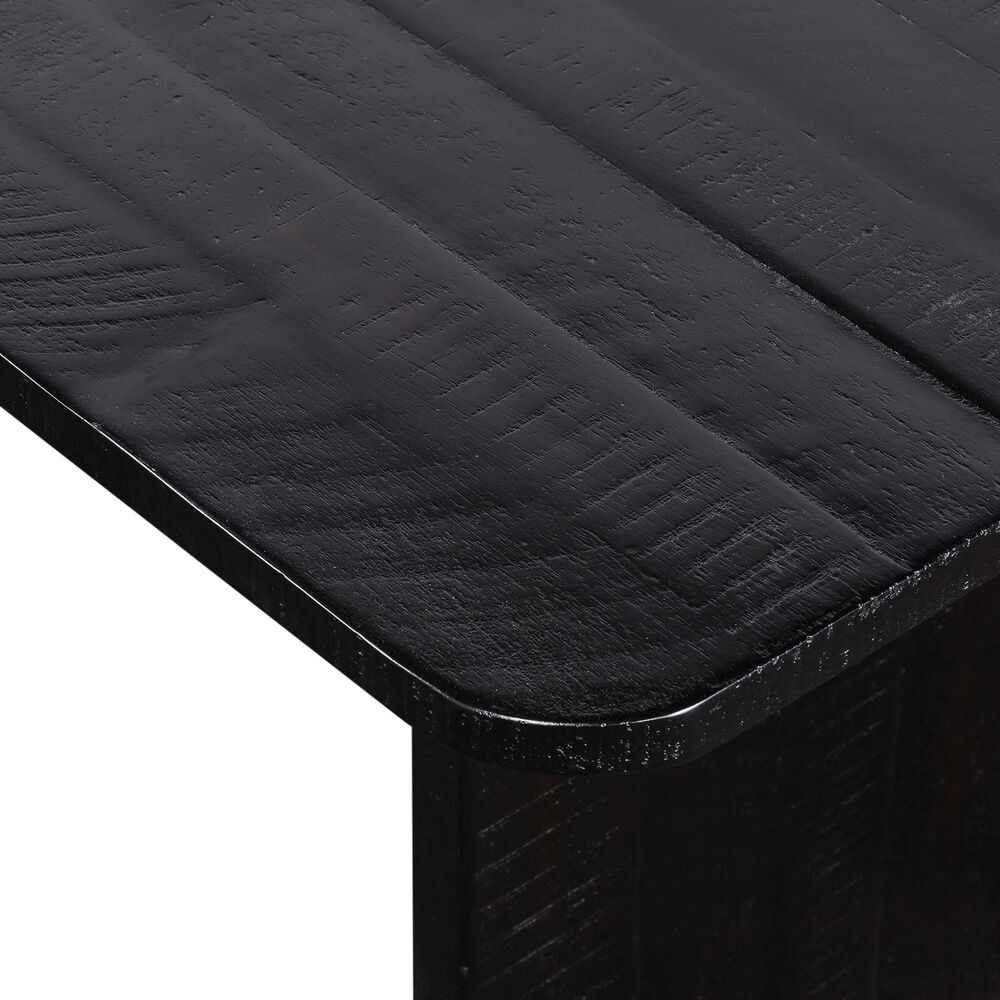 Blue River Monaco Dining Table in Black and Antique Gold - Table Only, , large