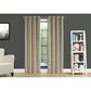 Monarch Specialties 52" x 84" Curtain Panel in Beige (Set of 2), , large