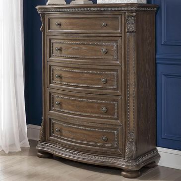 Signature Design by Ashley Charmond 5 Drawer Chest in Brown, , large