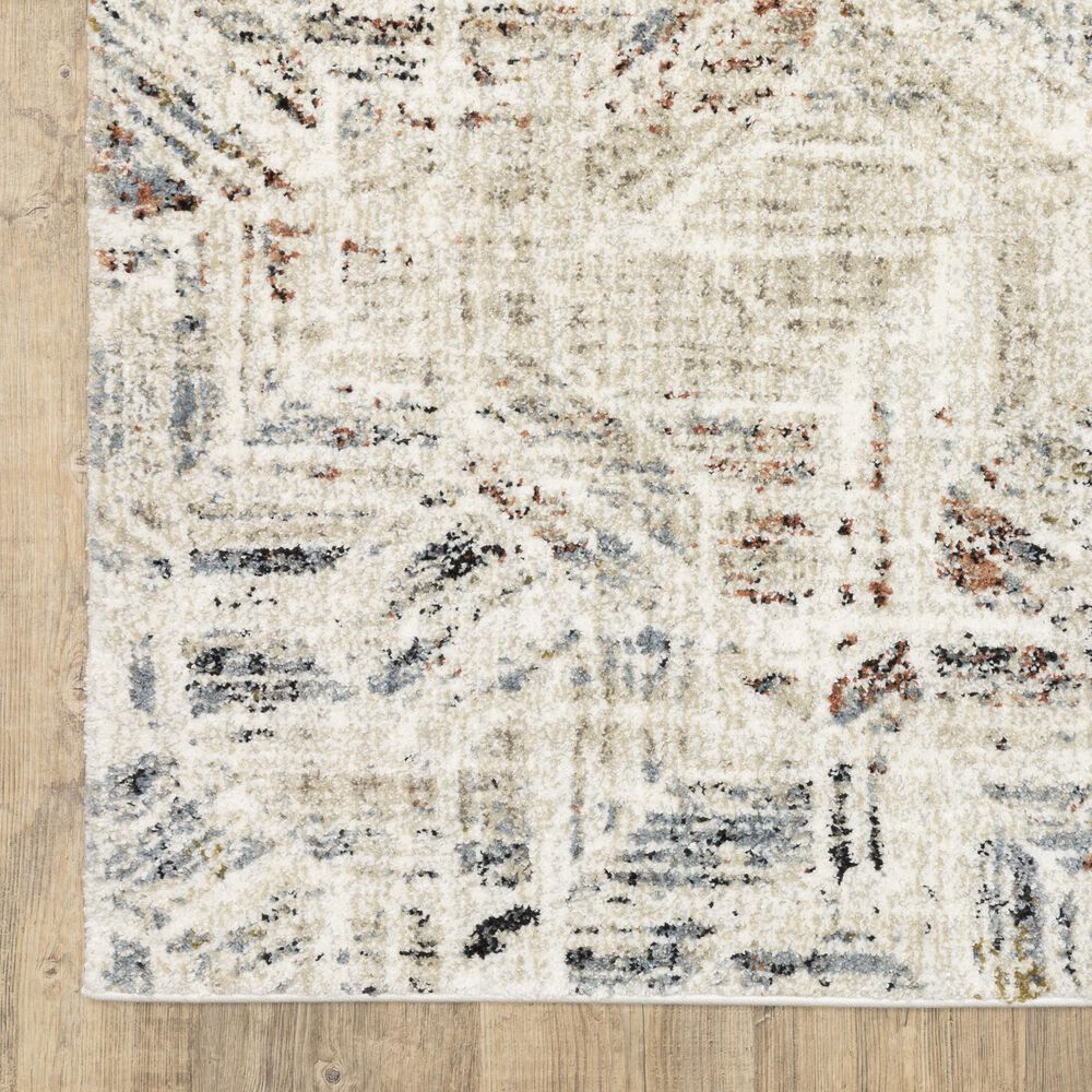 ROW by Oriental Weavers Gemma Beige, Blue and Rust 5'3" x 7' Area Rug, , large