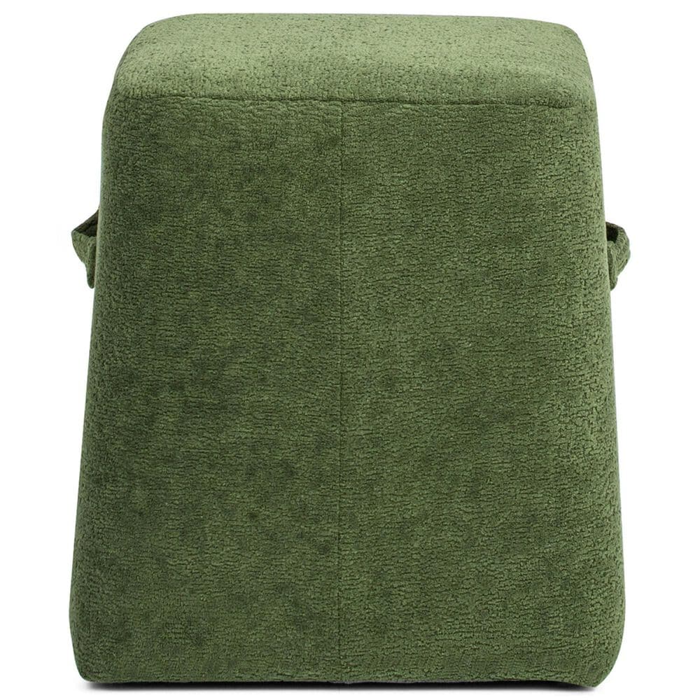 Jennifer Taylor Home Oliver Pouf in Moss Green, , large
