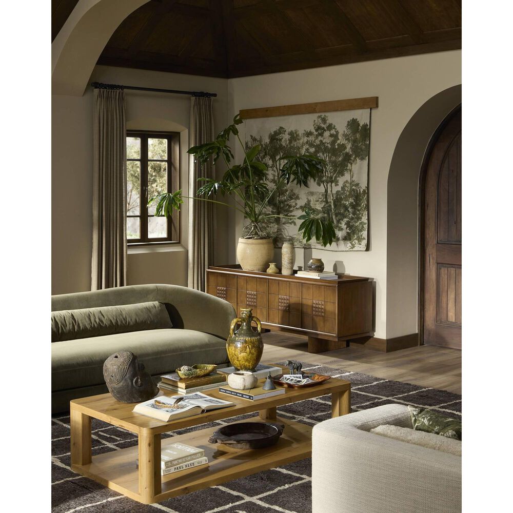 Four Hands Lyle Media Console in Rust, , large