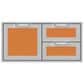 Hestan 42" Double Drawer and Storage in Citra, , large