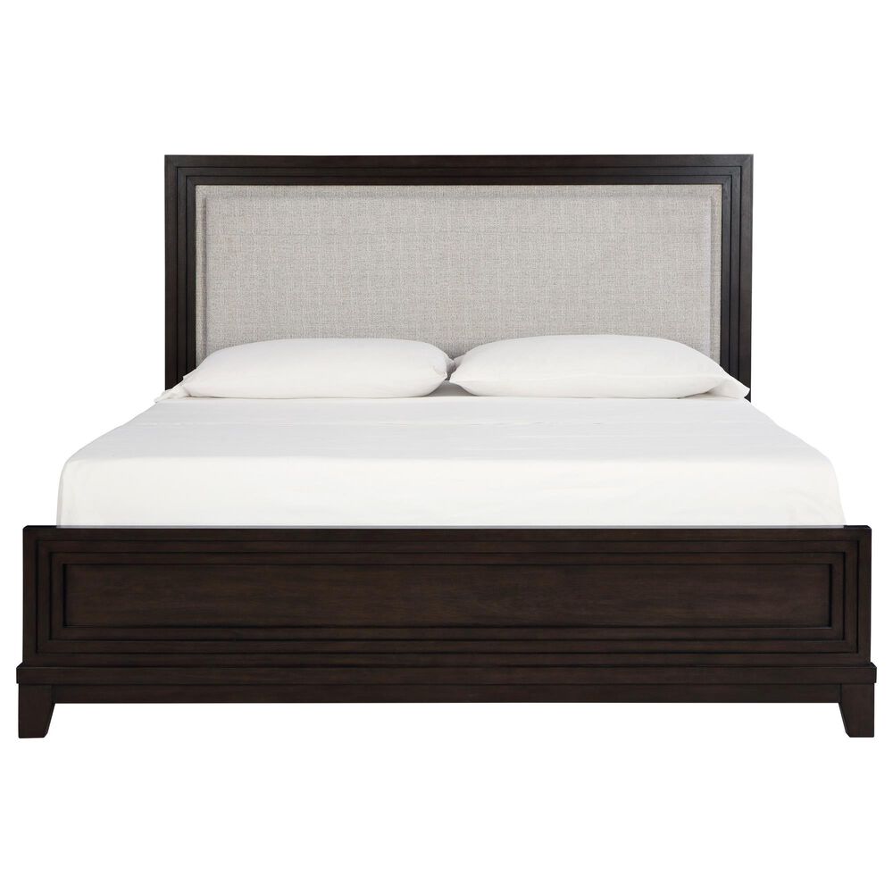 Ashley Neymorton 4-Piece Queen Bedroom Set in Dark Grayish Brown, , large