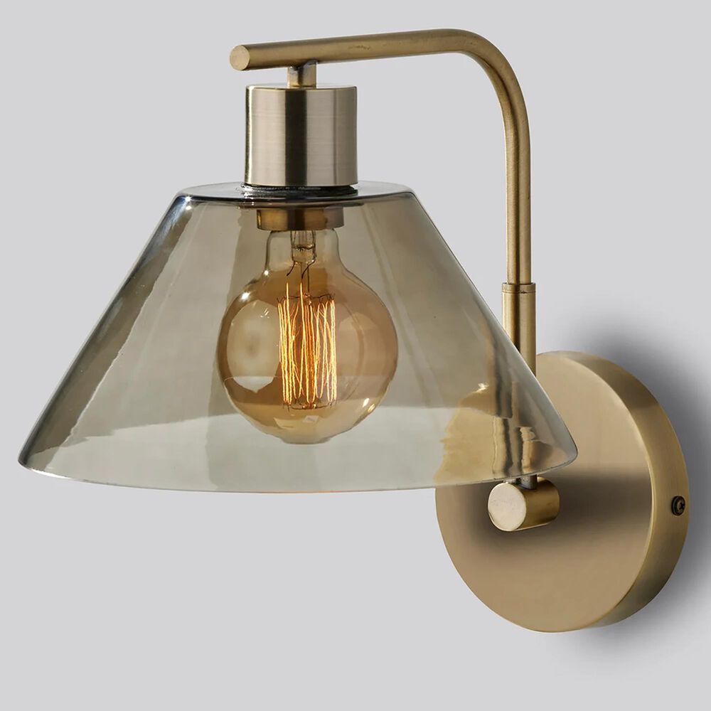 Adesso Zoe Wall Lamp in Antique Brass, , large