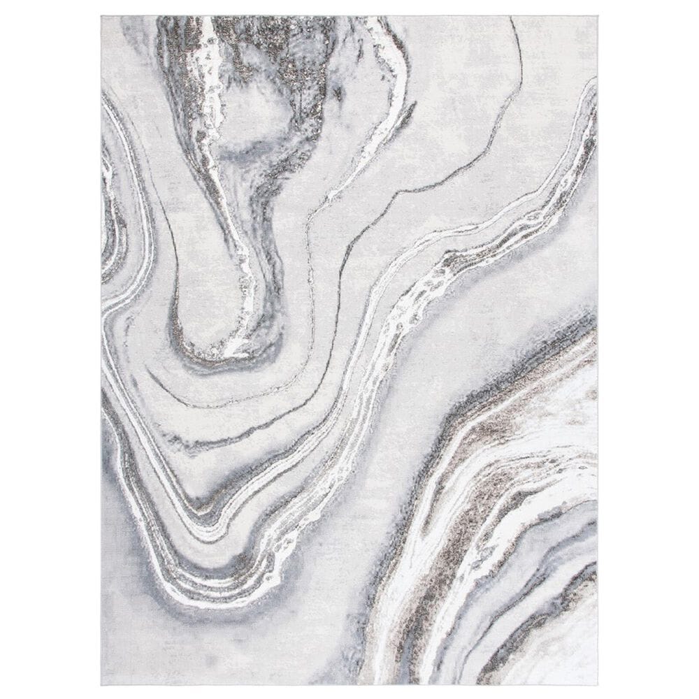 Safavieh Orchard 9" x 12" Grey and Ivory Area Rug, , large