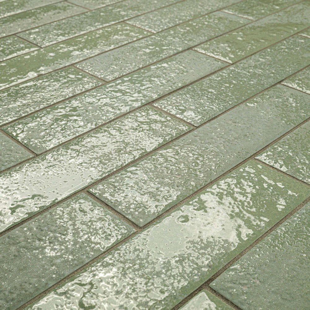 MS International Mattonella Giada 2.5" x 10" Porcelain Tile, , large