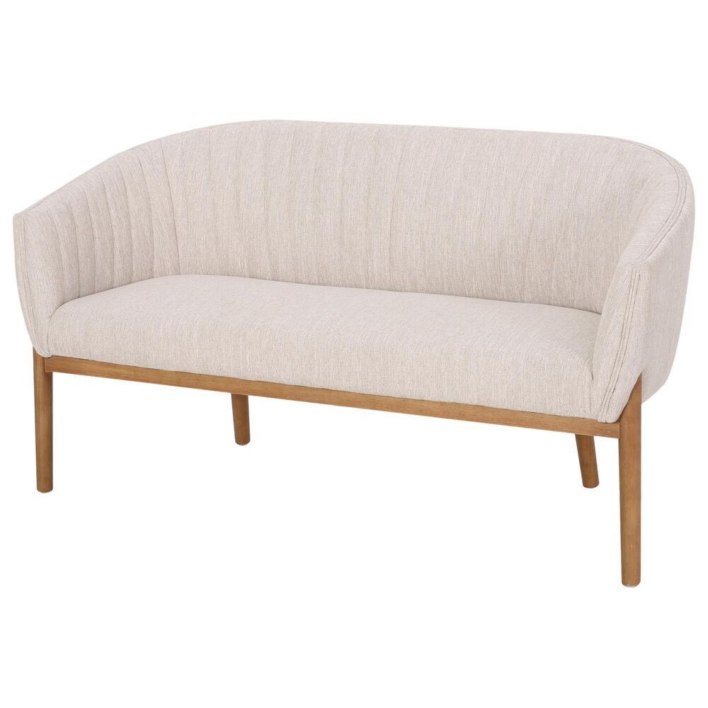 Noble House Galena Stationary Settee in Beige, , large