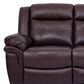Blue River Marcel Manual Reclining Sofa in Dark Brown, , large