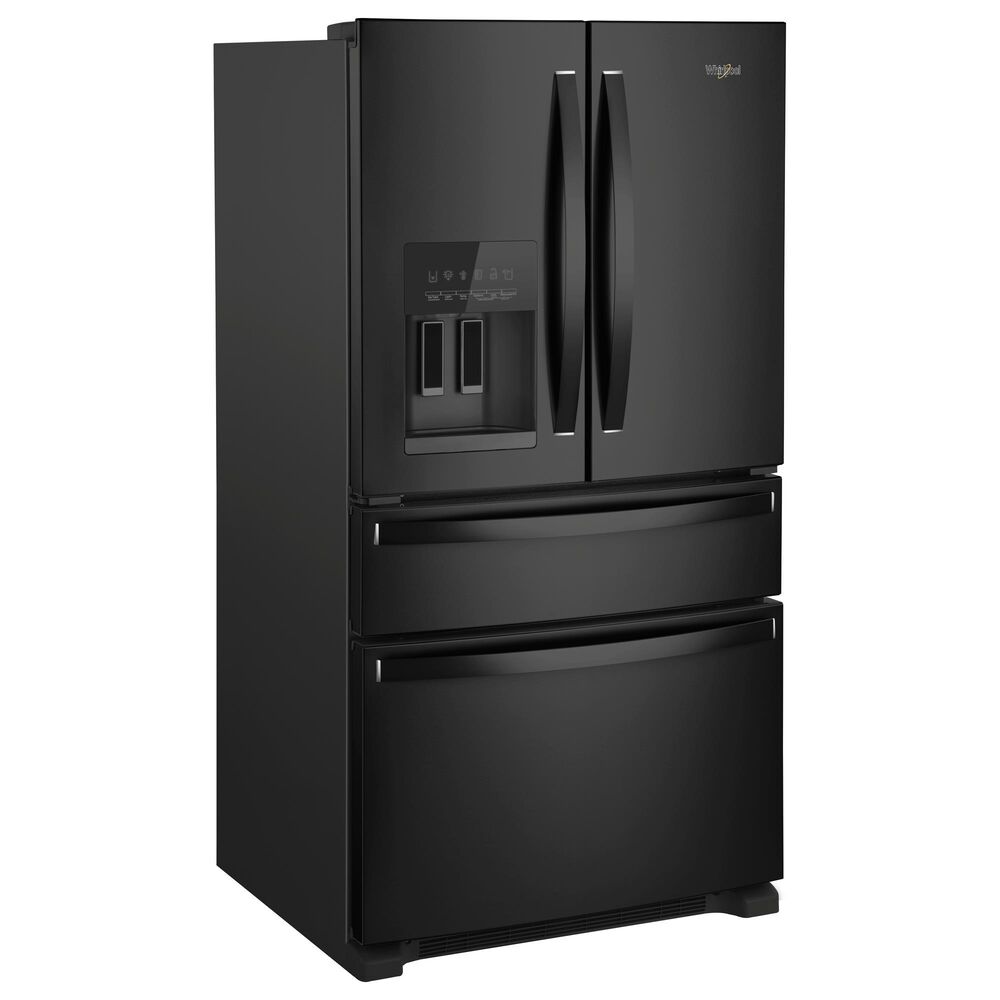 Whirlpool 24.5 Cu. Ft. French Door Refrigerator in Black, , large