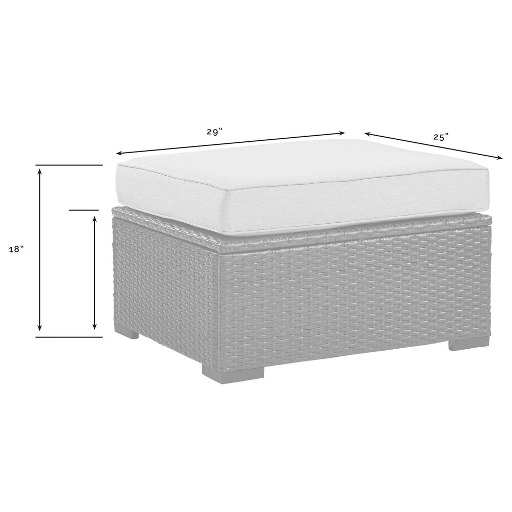 Crosley Furniture Biscayne 7Piece Outdoor Wicker Sectional Set with
