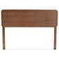 Baxton Studio Mailene King Panel Headboard in Walnut Brown, , large
