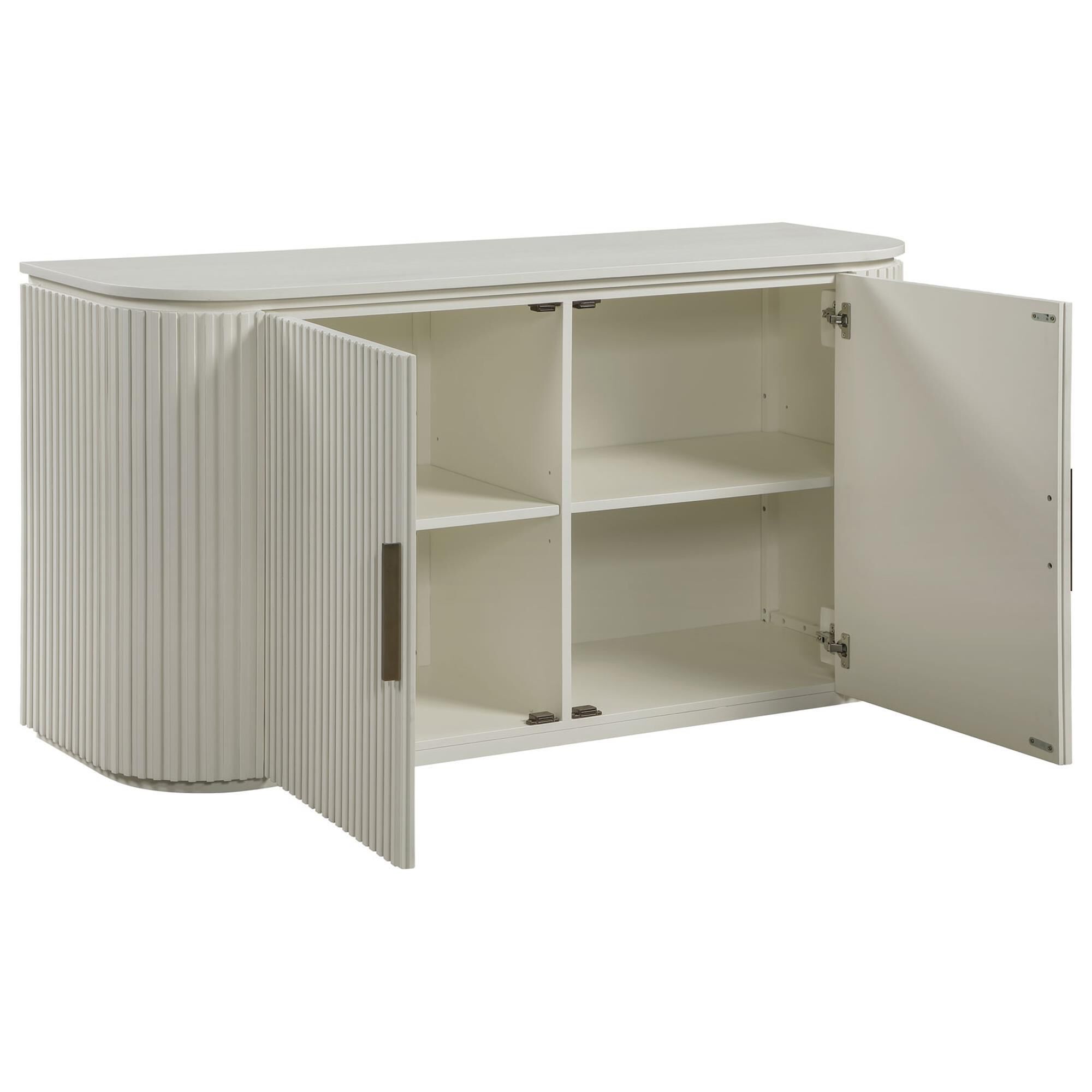 Crystal City Colvin 2-Door Server in Ivory