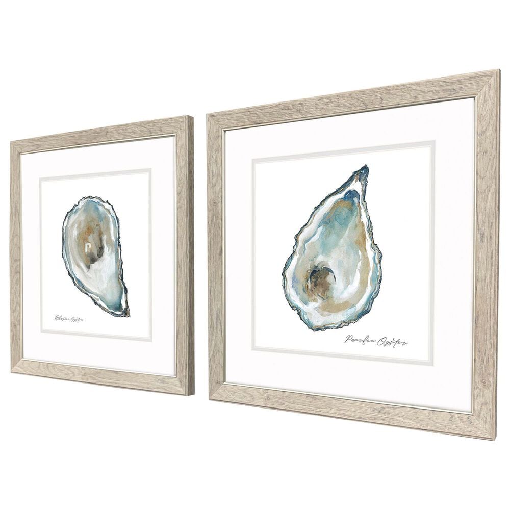 Paragon 19" x 19" Atlantic Pacific Wall Art in Blue (Set of 2), , large