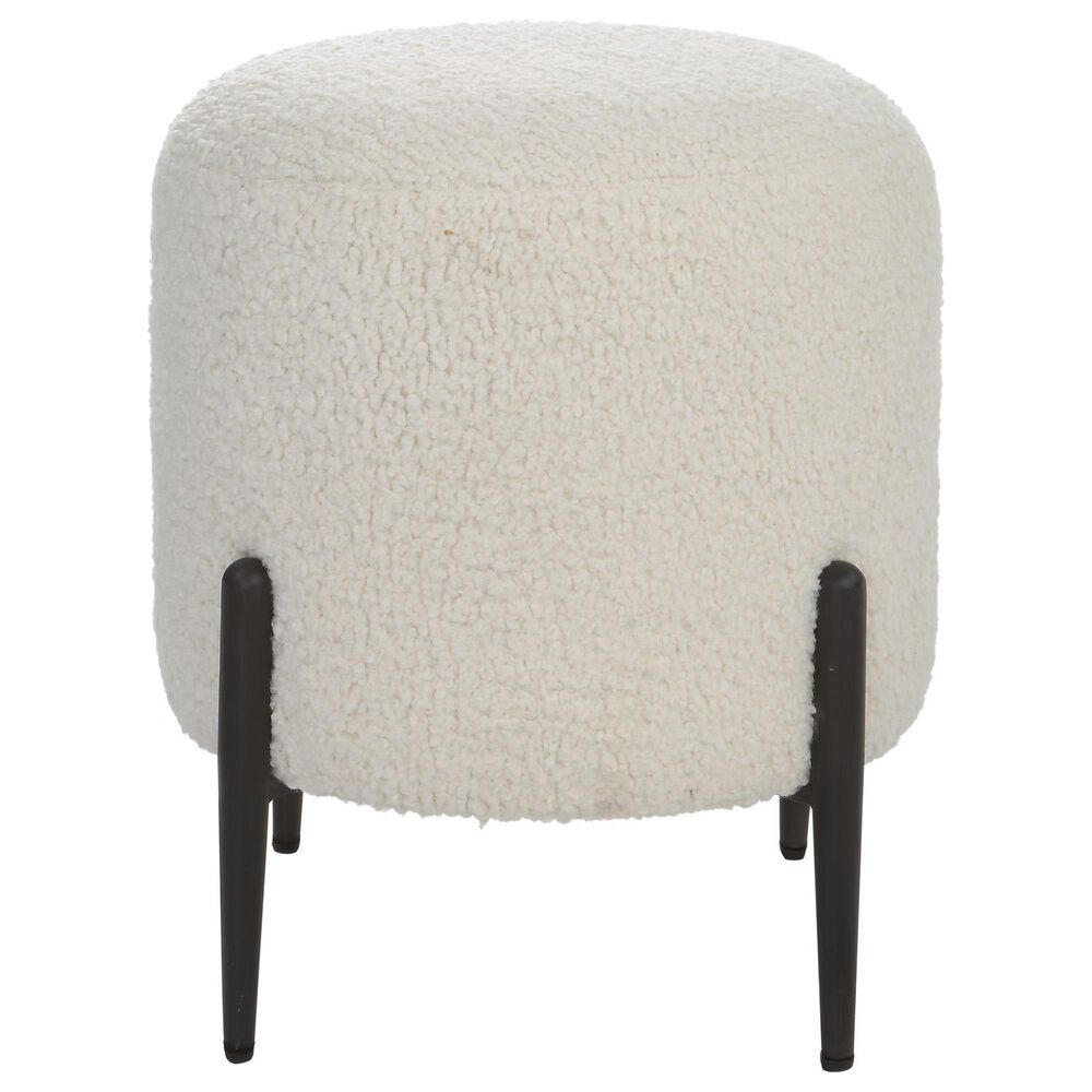 Uttermost Arles Ottoman in White, , large