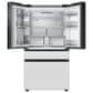 Samsung Bespoke 29 Cu. Ft. 4-Door French Door Refrigerator with Beverage Center in Morning Blue Glass Top Panel with White Glass Middle and Bottom Panels, , large