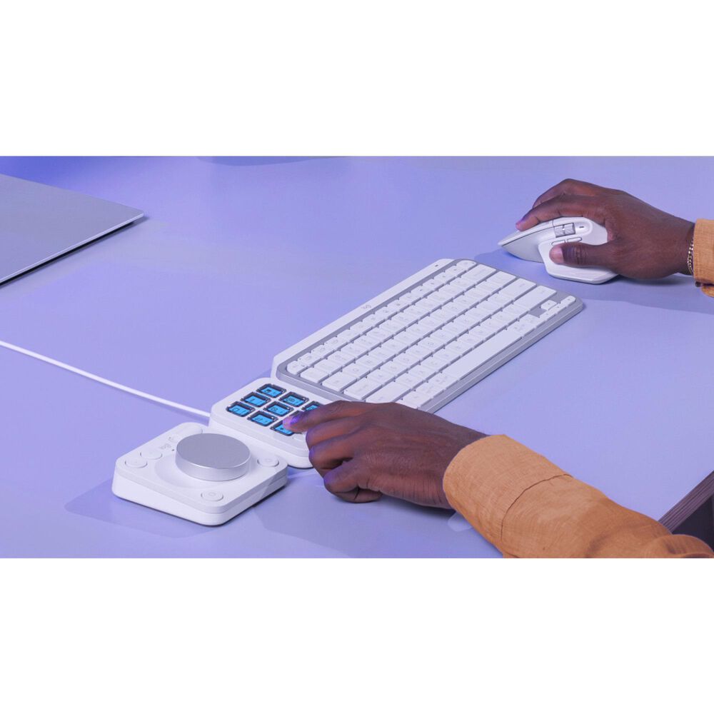 Logitech MX Creative Console in Pale Grey, , large