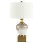 Ashley Tavisburg Table Lamp in Brown, White and Gold, , large